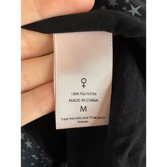 Selkie Princess Stars Mini Dress Puff Sleeve Cocktail Whimsigoth Antique Party M - Picture 7 of 9